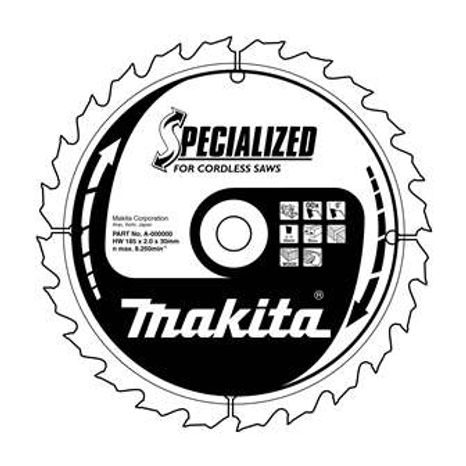 Pilový kotouč Makita Specialized 165 mm 40T B-09248