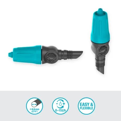 Regulovatelný koncový kapač Gardena Micro-Drip 0-15 l/h 13305-20 - 3