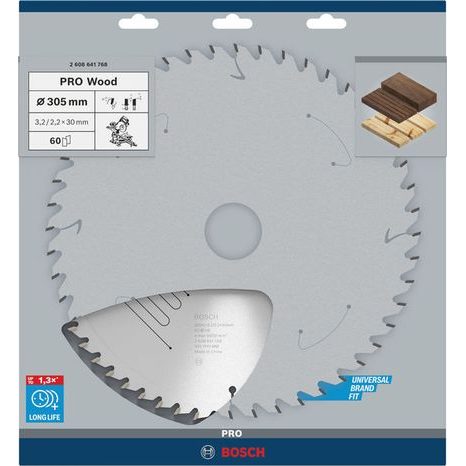 Pilový kotouč Bosch PRO Wood 305 mm 60T 2608641768 - 2