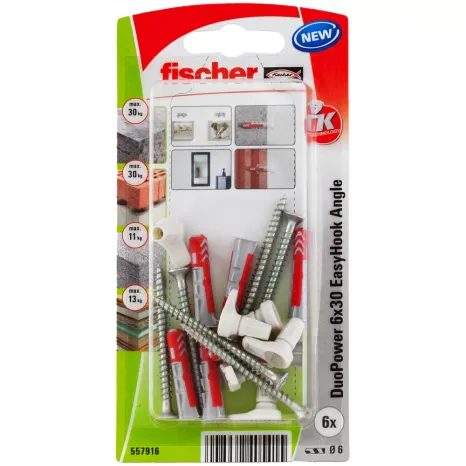 Fischer EasyHook skoba + DuoPower 6x30 6 ks - 8