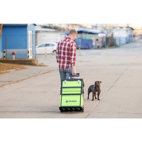 Poškozeno - Kovový box na nářadí FIELDMANN FDN 4150 50004671 - 13