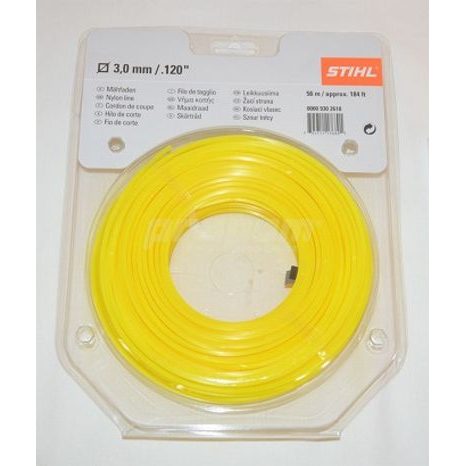 Čtvercová žací struna STIHL 3,0 x 53 m