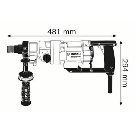 Elektrická diamantová vrtačka Bosch GDB 180 WE 0601189800 - 6