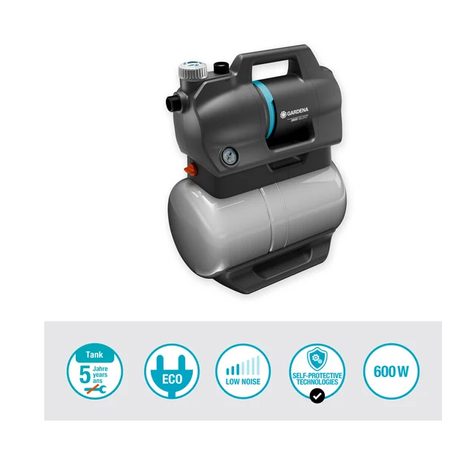 Automatická domácí vodárna Gardena 3800 Silent 9064-20 - 2