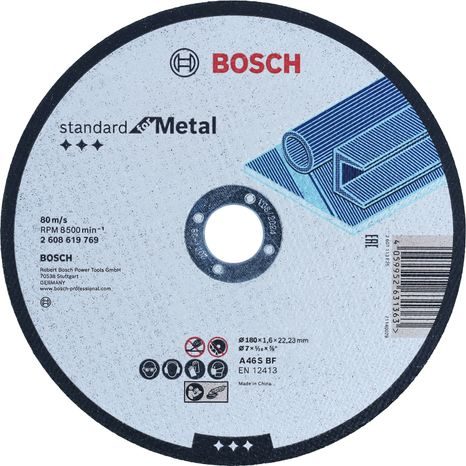 Řezný kotouč na kov Bosch Standard for Metal 180 mm 2608619769