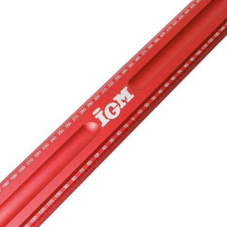 Truhlářské pravítko IGM s dorazem 600 mm - 3