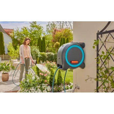 Použito - Nástěnný odnímatelný box na hadici Gardena M 18694-20 - 2