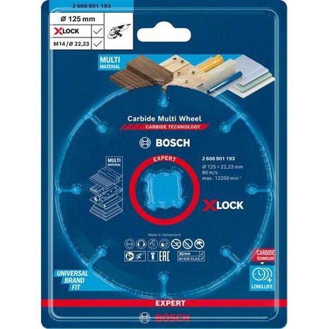 Rezný kotúč Bosch EXPERT Carbide Multi Wheel 125 mm 2608901193 - 2