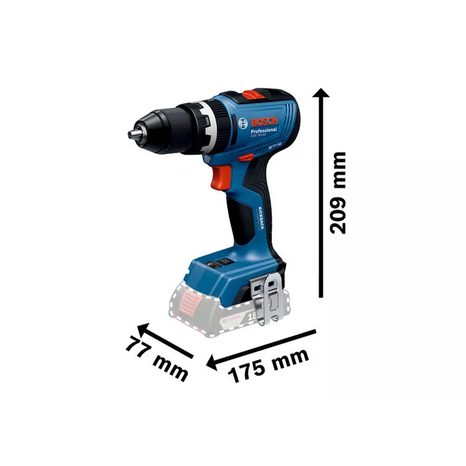 Aku příklepová vrtačka Bosch GSB 18V-65 06019N3300 - 3