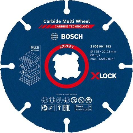 Rezný kotúč Bosch EXPERT Carbide Multi Wheel 125 mm 2608901193