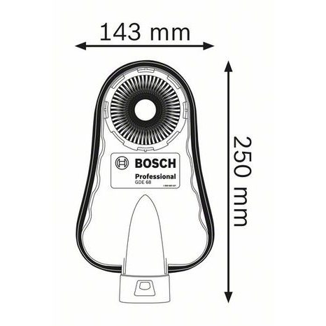 Elektrické vrtací kladivo Bosch GBH 2-28 + GDE 68 0615990M9H (sada) - 3
