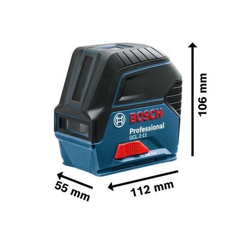 Čárový laserový měřič Bosch GCL 2-50 0601066F01 - 3