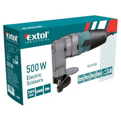 EXTOL INDUSTRIAL 8797202 - nůžky na plech elektrické, 500W - 2