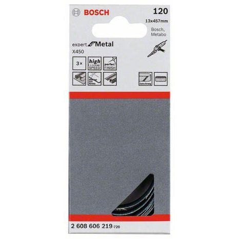 Brusný pás Bosch X450; 13 x 457 mm, 120 	2608606219 - 2