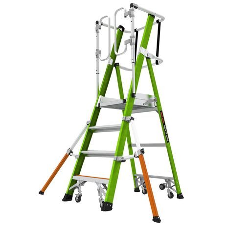 Bezpečnostní skládací žebřík LittleGiant Safety Cage 2.0 M4 19704EN