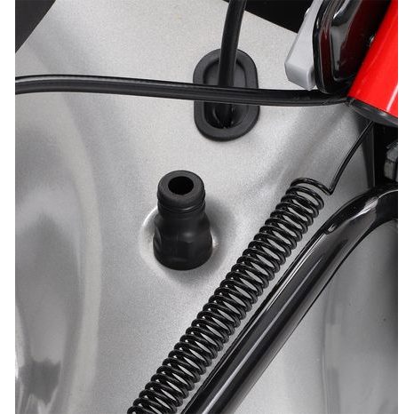 Přípojka na hadici pro snadné čistění