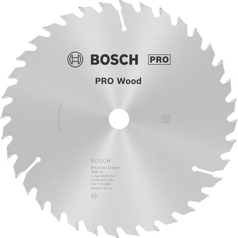 Pilový kotouč Bosch PRO Wood 184 mm 36T 2608640818