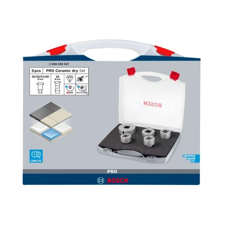 Sada diamantových korunek Bosch PRO Ceramic dry 2608599037 - 3