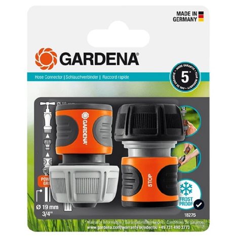 Sada rychlospojka a stopspojka Gardena 19 mm (3/4”) 18275-20 - 2