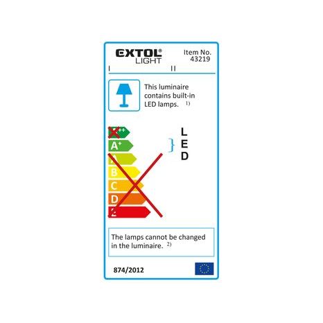 LED světlo domovní, s pohybovým čidlem EXTOL LIGHT 43219 - 3