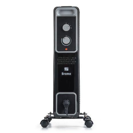 Olejový radiátor G21 Bromo 2500W černý 777065 - 3