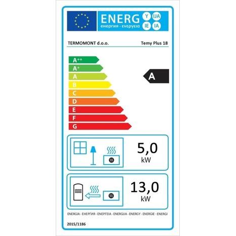 Sporák s výměníkem TEMY PRO 18 kW levá, černá - 2