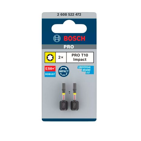 Šroubovací bit Bosch PRO Impact Control 25 mm T10 2 ks 2608522472