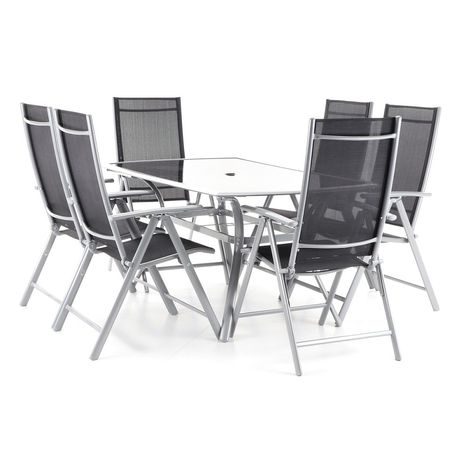 Zahradní sestava 6 se slunečníkem 	VeGA - 2