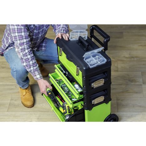 Poškozeno - Kovový box na nářadí FIELDMANN FDN 4150 50004671 - 12