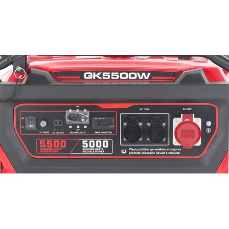 Trojfázová elektrocentrála VeGA GK5500W - 14