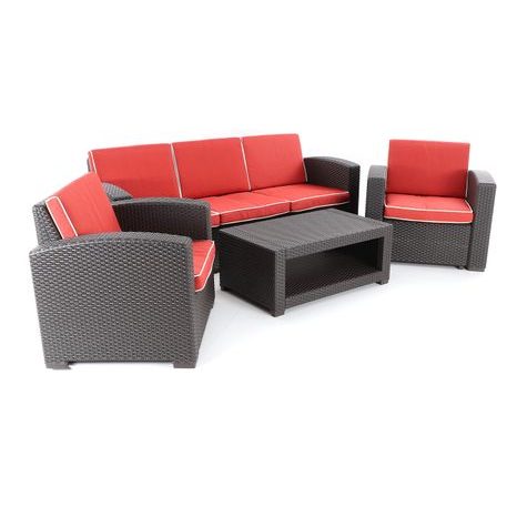 Záhradná zostava Portoriko red DeLuxe VeGA - 2