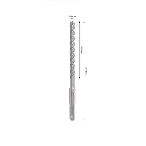 Vrták do železobetonu Bosch PRO SDS plus-5X 8 x 100 x 160 mm 1 ks 2608833789 - 3