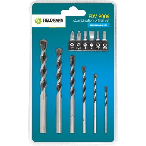Vrtáky/bity sada 12 ks FIELDMANN FDV 9006