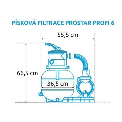 Písková filtrace Marimex ProStar Profi 6 10600023 - 2
