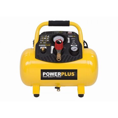 Elektrický bezolejový kompresor Powerplus POWX1723 - 2