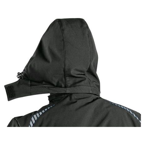 Pánská softshellová bunda CXS NORFOLK, černo-modrá - 3