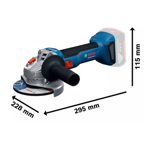 Aku úhlová bruska Bosch GWS 18V-8 06019N9000 - 3