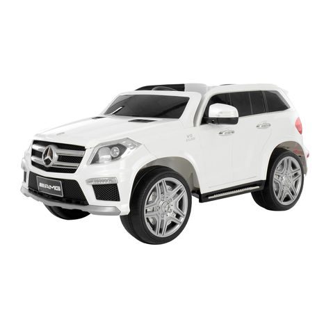 MERCEDES BENZ GL63 WHITE - akumulátorové autíčko - vozítko