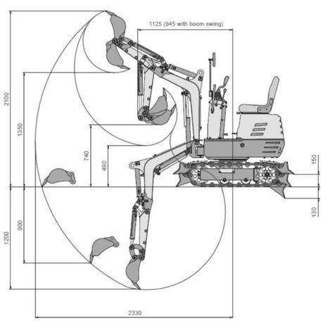 Minibagr LUMAG MB-600 - 7