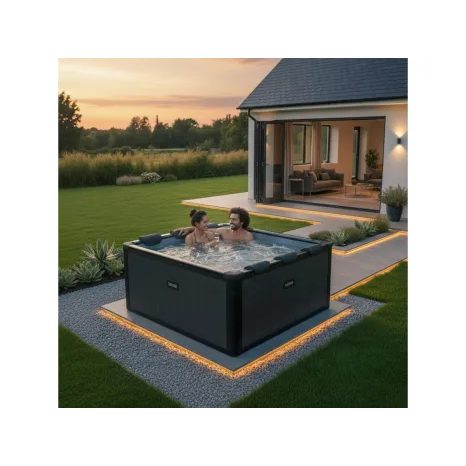 Vírivý bazén CF Wave ADRIATIC 6 BLACK WOOD - 4