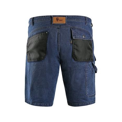 Pánské džínové kraťasy jeans CXS MURET, modré - 2