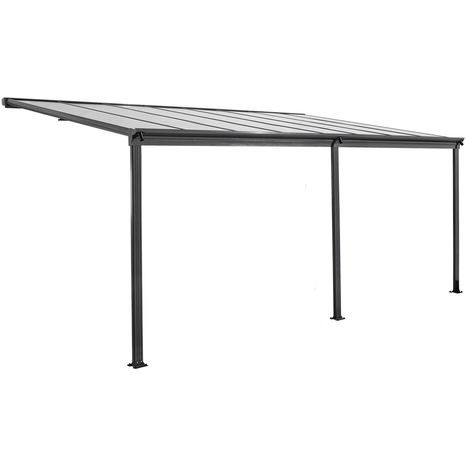 Hliníková pergola Riwall PRO RMPP 16 x 10 antracit 5x3m - 4
