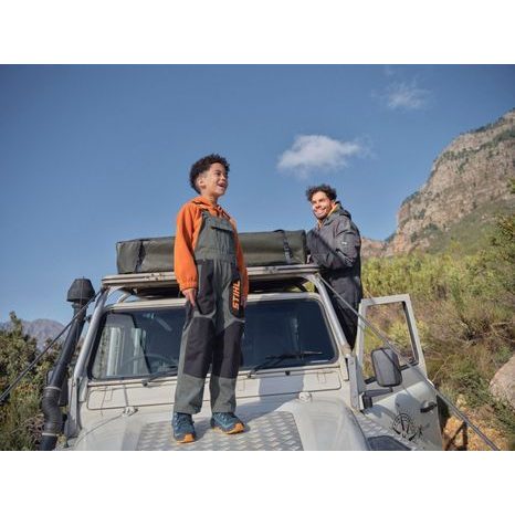 Dětské kalhoty s laclem STIHL, vel. 122-128 - 5