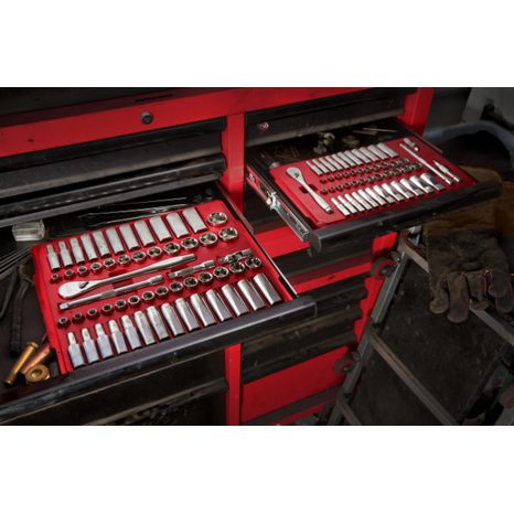 Súprava račne a nástrčných kľúčov Milwaukee 1/4" 50 ks 4932464944 - 5