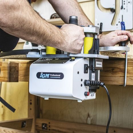 Ruční olepovačka hran s nanášením lepidla IGM BR500 - 10