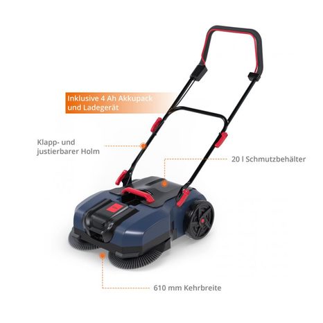 Aku zametač GÜDE GKM 18-401-30 58640 - 7