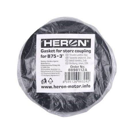 HERON 8898112A - těsnění pro spojku B75, náhradní, 2ks - 2