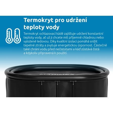 Ochlazovací káď Marimex ovál 125 x 75 x 77 cm 11650052 - 8