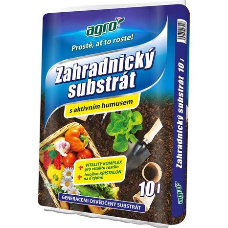 Zahradnický substrát 10 l Agro 00002A