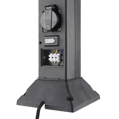 Zahradní sloupek SOLIGHT s LED osvětlením, 2 zásuvky PG05 - 6